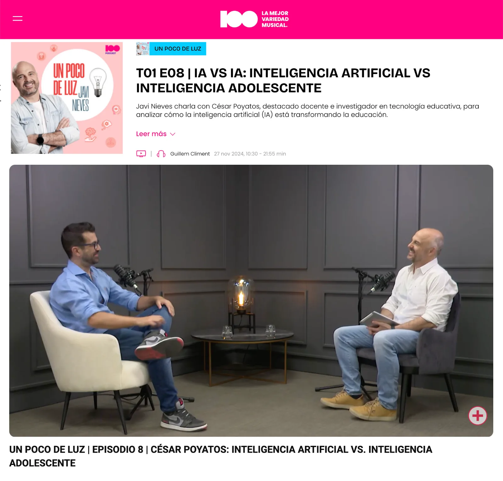 Inteligencia artificial Vs Inteligencia adolescente