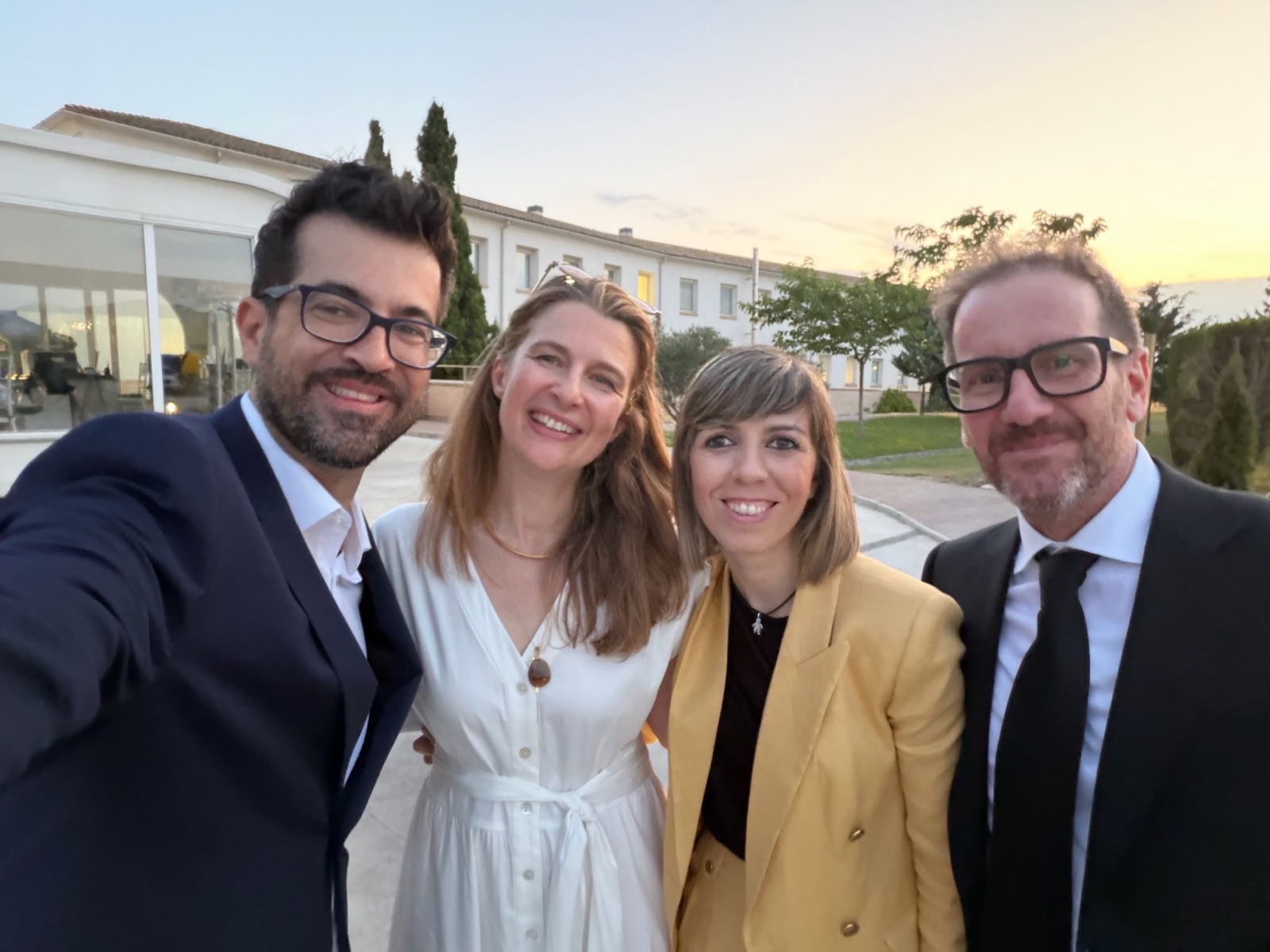 Con los compañeros del comité de expertos