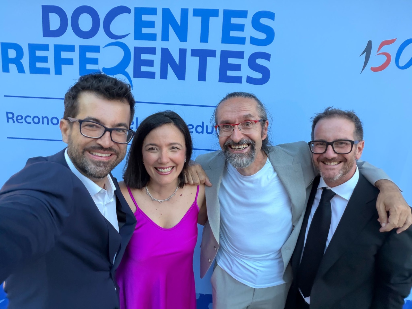 En el photocall de Docentes Referentes