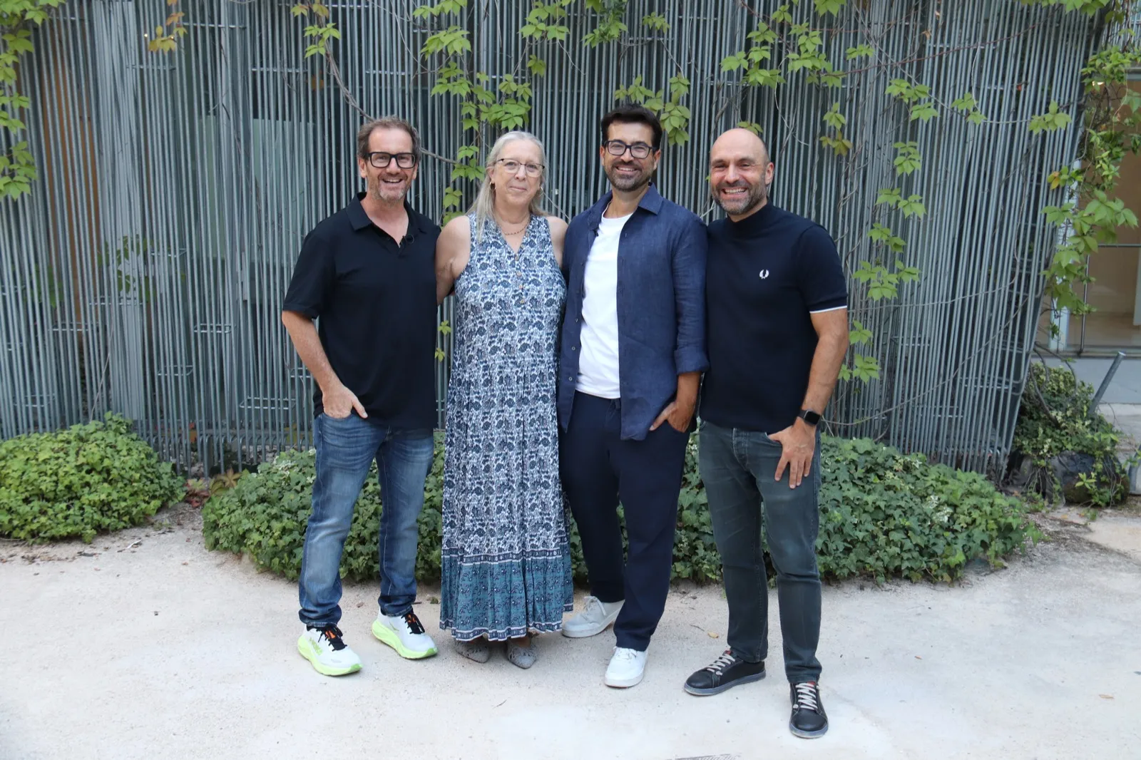 Con Carlos Magro, Charo Fernández y Javier Monteagudo.