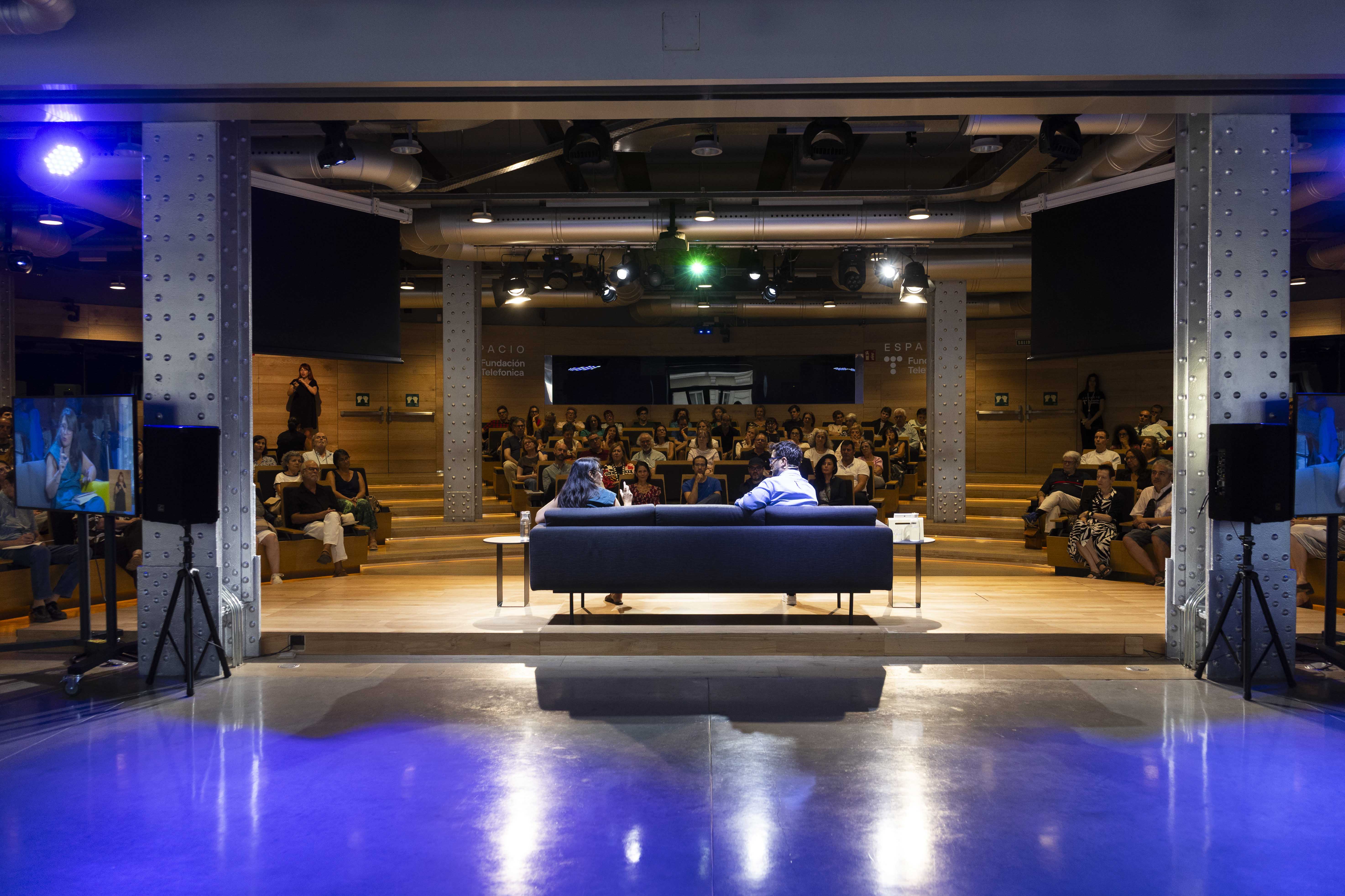El auditorio del Espacio Fundación Telefónica durante la presentación.