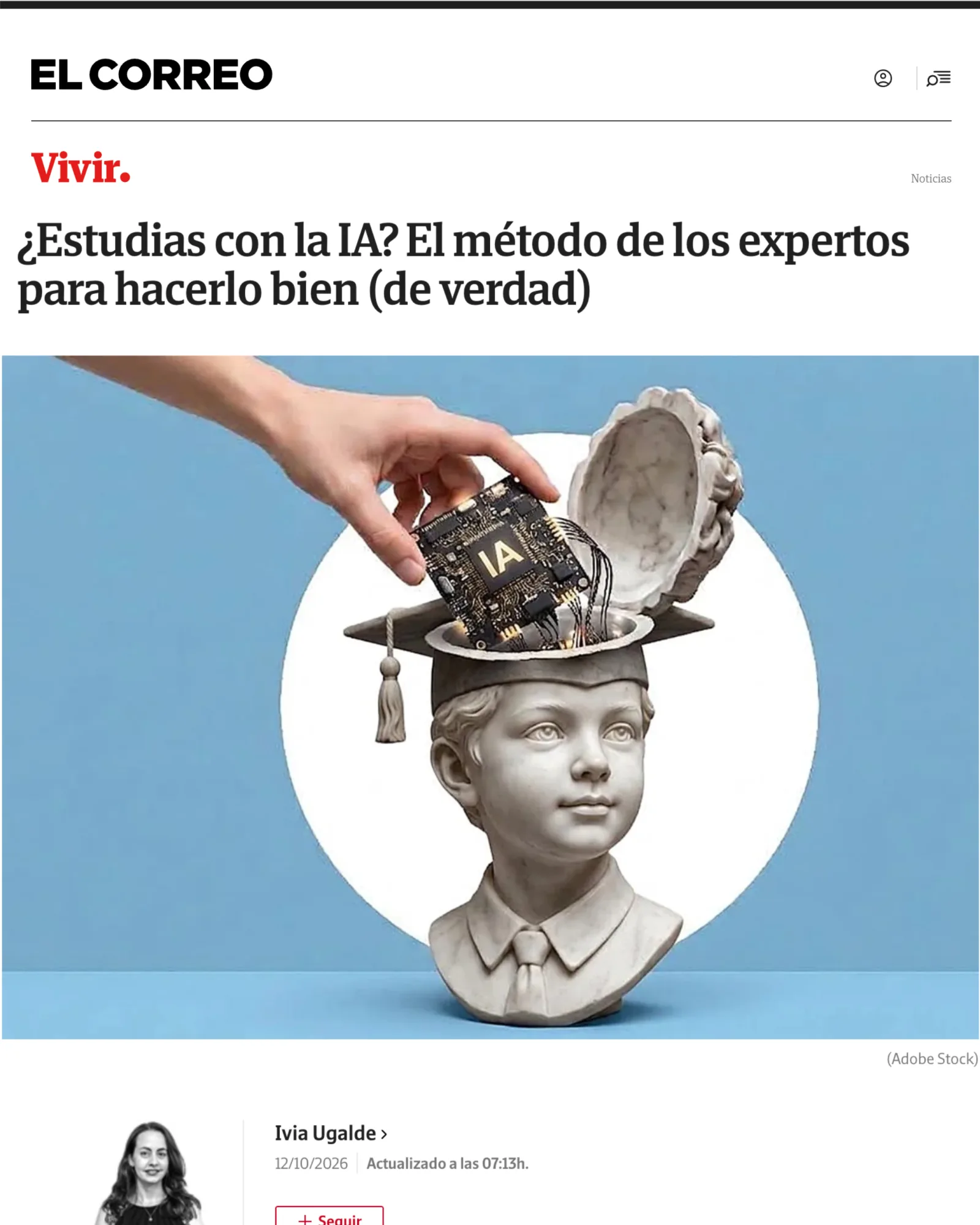«Si la IA escribe por ti, la IA piensa por ti»